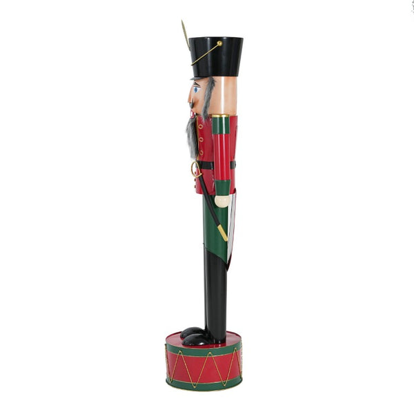 English Elm Classic Cast Iron Soldier Nutcracker Festive Holiday Statement Piece for Entryway N769P343972G