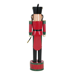 English Elm Classic Cast Iron Soldier Nutcracker Festive Holiday Statement Piece for Entryway N769P343972G