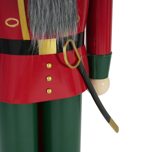 English Elm Classic Cast Iron Soldier Nutcracker Festive Holiday Statement Piece for Entryway N769P343972G