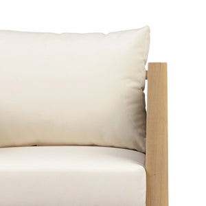 English Elm Set of 2 Outdoor Acacia Wood Armchairs with Handwoven PE Wicker and Cushions N769P445009L_2