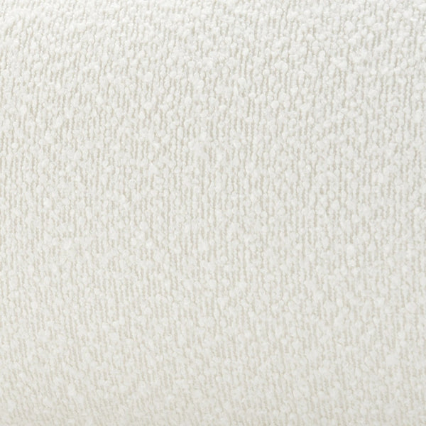 English Elm Cream Bouclé Upholstered King Bed with Sculpted Curved Headboard for Modern Bedroom N769P462347W