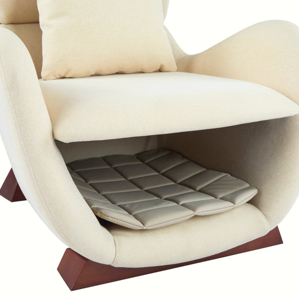 English Elm Modern Polyester Accent Chair with Built-in Pet Nook and Storage for Living Rooms Beige N770P422604B