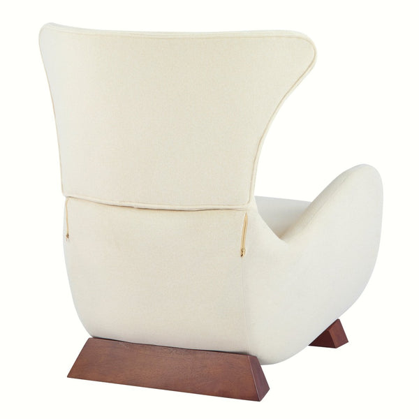 English Elm Modern Polyester Accent Chair with Built-in Pet Nook and Storage for Living Rooms Beige N770P422604B