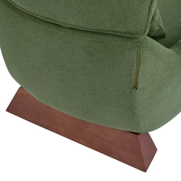 English Elm Modern Polyester Accent Chair with Built-in Pet Nook and Storage for Living Rooms N770P422604G