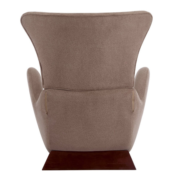 English Elm Modern Polyester Accent Chair with Built-in Pet Nook and Storage for Living Rooms Brown N770P422604R