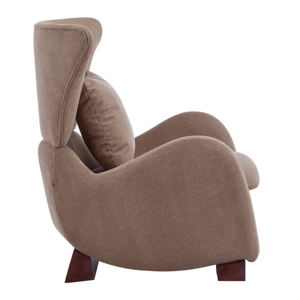 English Elm Modern Polyester Accent Chair with Built-in Pet Nook and Storage for Living Rooms Brown N770P422604R