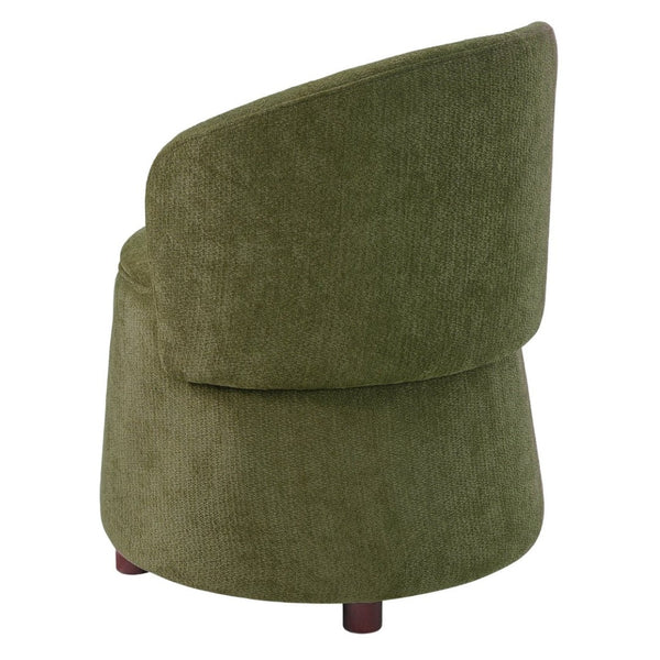 English Elm Green Sage Accent Chair with Pet Nook Convertible Stool Acacia Legs Storage Seat N770P428733G