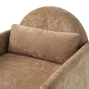 English Elm Coffee Pet Nook Accent Chair Acacia Legs Upholstered Armchair for Modern Living Room N770P428751C