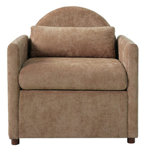 English Elm Coffee Pet Nook Accent Chair Acacia Legs Upholstered Armchair for Modern Living Room N770P428751C