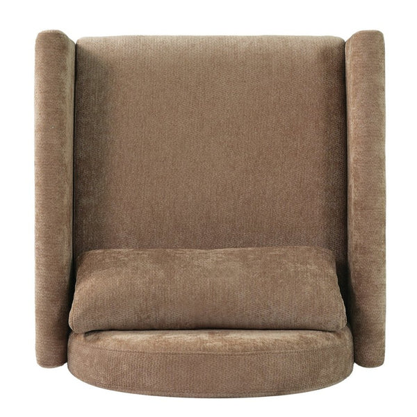 English Elm Coffee Pet Nook Accent Chair Acacia Legs Upholstered Armchair for Modern Living Room N770P428751C