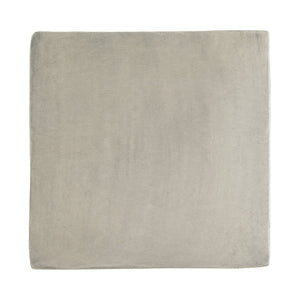 English Elm Grey Faux Stacked Stone MGO Square Accent Table Pre-Assembled Indoor Outdoor Patio Grey N770P473009G