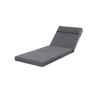 English Elm Double Acacia Hardwood Outdoor Chaise Lounge for Two with Adjustable Recline Cushioned N770P491322L_N770P285267G