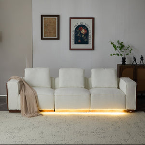 English Elm Sectional Modular Sofa with Led Lighting Wide Seats Kiln Dried Frame Living Room N771P205002M_N771P220377M_N771P205014M_N771P205006