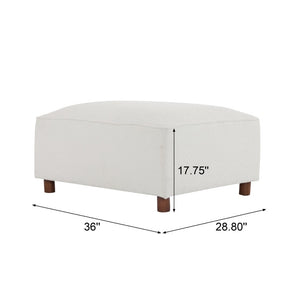 English Elm Sectional Sofa Ottoman Modular Living Room Set with Wide Seating and Flex Config N771P205009M