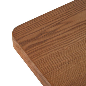 English Elm 63" Rectangular Pedestal Dining Table Farmhouse Mdf Seats Six Scratch Resistant Natural N771P252262K