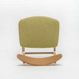 English Elm Counter Height Chairs Set of 2 Mid Century Rubberwood Frame Upholstered Kitchen Island Green Green N771P472974L