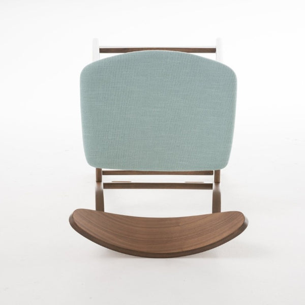 English Elm Counter Height Chairs Set of 2 Mid Century Rubberwood Frame Upholstered Kitchen Island Mint Mint N771P472974R