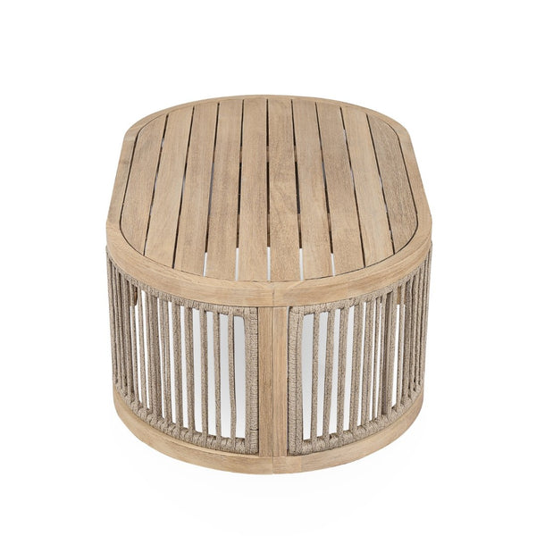 English Elm Niss Outdoor Solid Acacia Wood 3 Piece Chat Set with Beige Cushions Patio N772P246423L-2_N772P246424L_N772P246425L