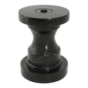 English Elm Mgo Outdoor Umbrella Side Table with Stone Inspired Finish and Weather Resistant MGO Build N772P386626B