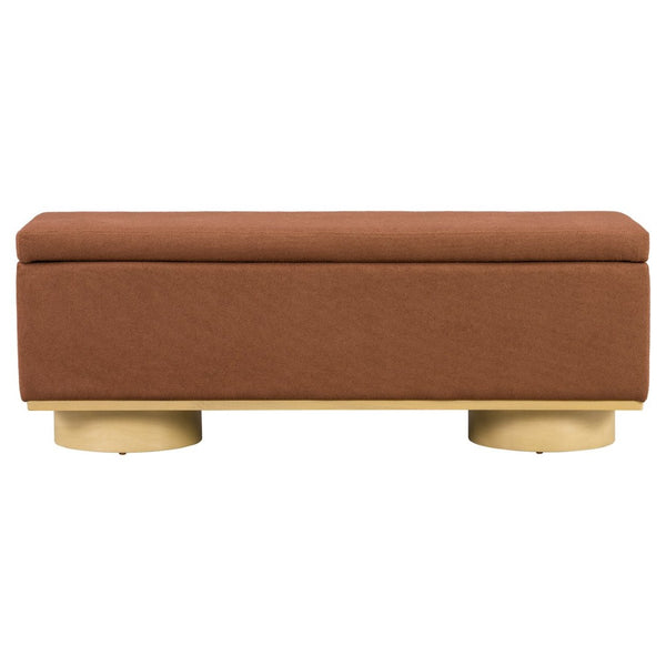 English Elm Modern Upholstered Storage Bench with Lift Top Hidden Compartment for Bedroom Entryway N772P436596D