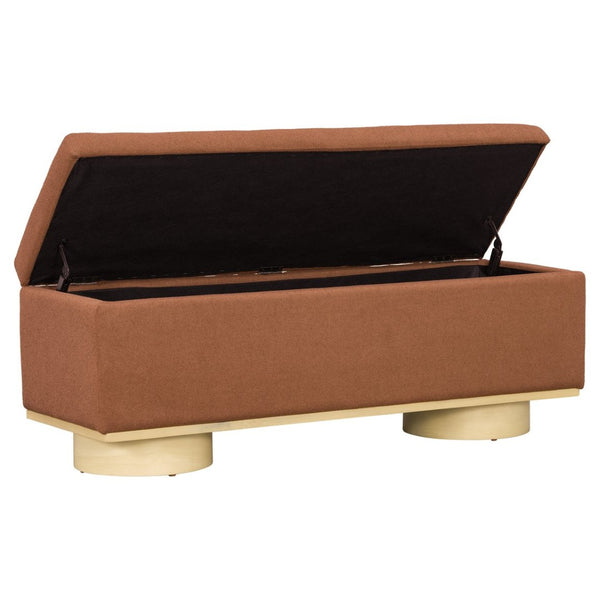 English Elm Modern Upholstered Storage Bench with Lift Top Hidden Compartment for Bedroom Entryway N772P436596D