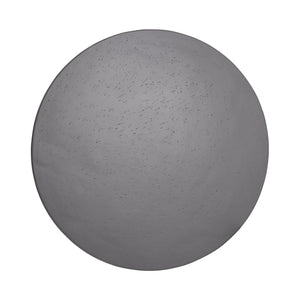 English Elm 25.8" Mgo Round Coffee Table Faux Stone Pedestal Design for Living Room or Patio N772P443486G