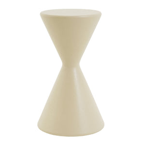 English Elm 24"h Magnesium Oxide Column Pedestal Stand for Outdoor Patios Gardens and Indoor Accent Beige N772P443493B