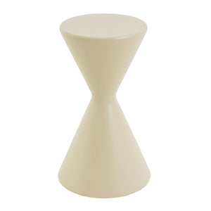 English Elm 24"h Magnesium Oxide Column Pedestal Stand for Outdoor Patios Gardens and Indoor Accent Beige N772P443493B