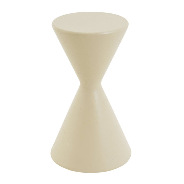 English Elm 24"h Magnesium Oxide Column Pedestal Stand for Outdoor Patios Gardens and Indoor Accent Beige N772P443493B