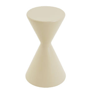English Elm 24"h Magnesium Oxide Column Pedestal Stand for Outdoor Patios Gardens and Indoor Accent Beige N772P443493B