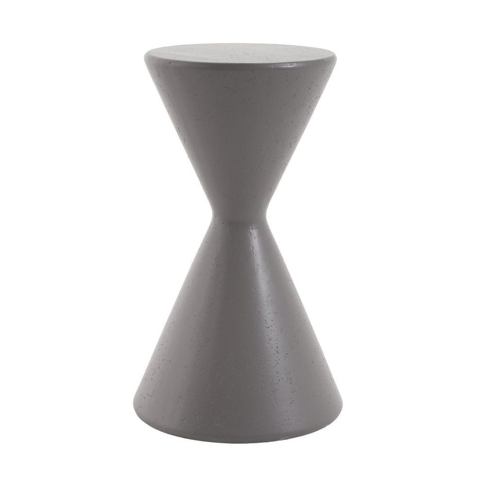 English Elm 24"h Magnesium Oxide Column Pedestal Stand for Outdoor Patios Gardens and Indoor Accent Gray N772P443493G