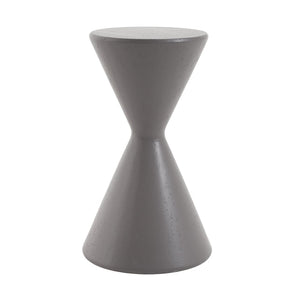 English Elm 24"h Magnesium Oxide Column Pedestal Stand for Outdoor Patios Gardens and Indoor Accent Gray N772P443493G