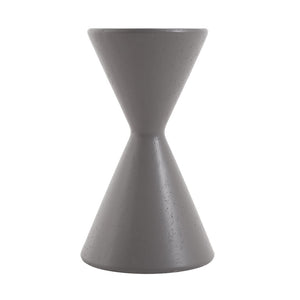 English Elm 24"h Magnesium Oxide Column Pedestal Stand for Outdoor Patios Gardens and Indoor Accent Gray N772P443493G