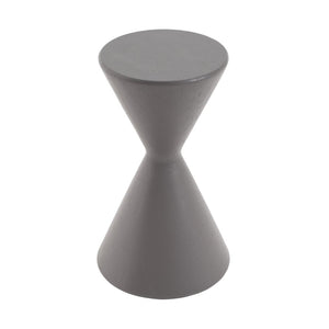 English Elm 24"h Magnesium Oxide Column Pedestal Stand for Outdoor Patios Gardens and Indoor Accent Gray N772P443493G