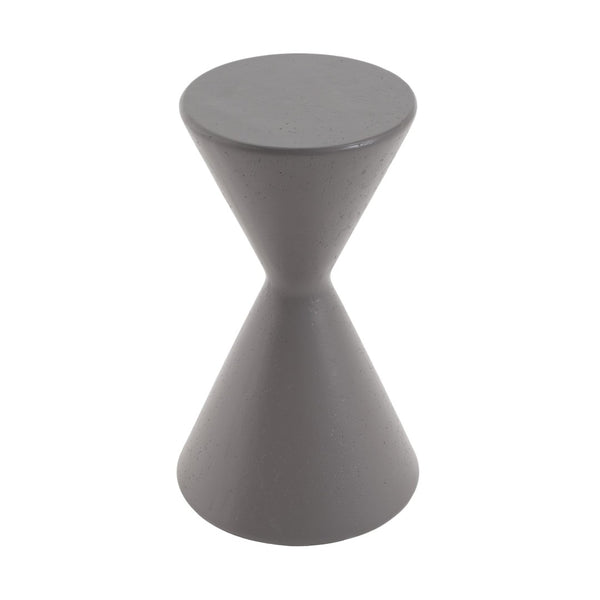 English Elm 24"h Magnesium Oxide Column Pedestal Stand for Outdoor Patios Gardens and Indoor Accent Gray N772P443493G