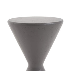 English Elm 24"h Magnesium Oxide Column Pedestal Stand for Outdoor Patios Gardens and Indoor Accent Gray N772P443493G