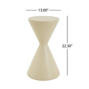 English Elm 22.3"h Magnesium Oxide Column Pedestal Plant Stand Concrete Look Patio Decor N772P443494B