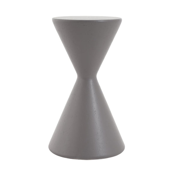 English Elm 22.3"h Gray Magnesium Oxide Garden Pedestal Stand for Outdoor Patios and Indoor Decor N772P443494G