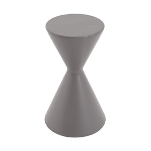 English Elm 22.3"h Gray Magnesium Oxide Garden Pedestal Stand for Outdoor Patios and Indoor Decor N772P443494G