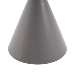 English Elm 22.3"h Gray Magnesium Oxide Garden Pedestal Stand for Outdoor Patios and Indoor Decor N772P443494G