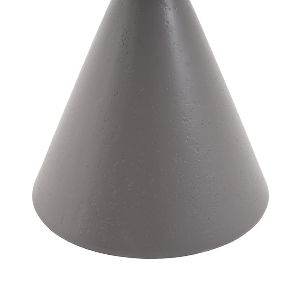 English Elm 22.3"h Gray Magnesium Oxide Garden Pedestal Stand for Outdoor Patios and Indoor Decor N772P443494G