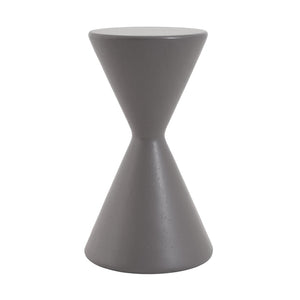 English Elm 18.3"h Gray Magnesium Oxide Column Pedestal Plant Stand for Patio Garden Decor N772P443495G