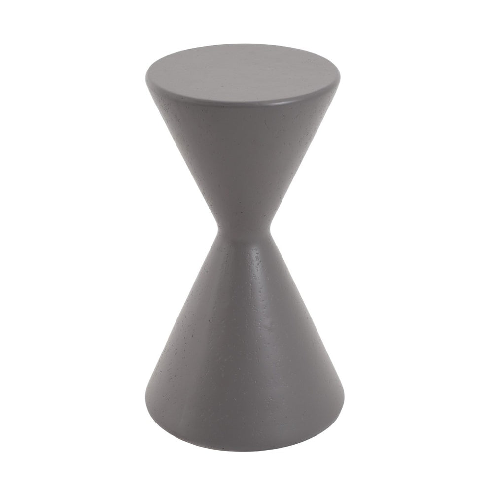 English Elm 18.3"h Gray Magnesium Oxide Column Pedestal Plant Stand for Patio Garden Decor N772P443495G