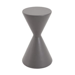 English Elm 18.3"h Gray Magnesium Oxide Column Pedestal Plant Stand for Patio Garden Decor N772P443495G