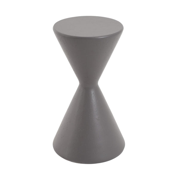 English Elm 18.3"h Gray Magnesium Oxide Column Pedestal Plant Stand for Patio Garden Decor N772P443495G