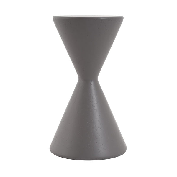 English Elm 18.3"h Gray Magnesium Oxide Column Pedestal Plant Stand for Patio Garden Decor N772P443495G