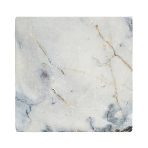 English Elm Handcrafted Marble Effect Square Pedestal Plant Stand for Indoor Outdoor Decor N772P443499M