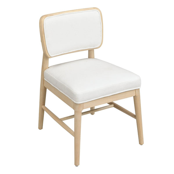 English Elm Rattan Backrest Solid Wood Dining Chairs Nordic Minimalist Padded Set of 2 N772P455762W