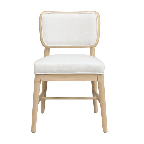 English Elm Rattan Backrest Solid Wood Dining Chairs Nordic Minimalist Padded Set of 2 N772P455762W