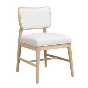 English Elm Rattan Backrest Solid Wood Dining Chairs Nordic Minimalist Padded Set of 2 N772P455762W